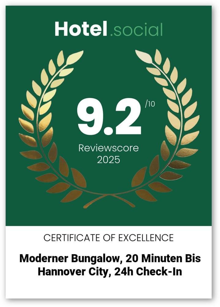 Moderner Bungalow, 20 Minuten Bis Hannover City, 24H Check-In Garbsen Exterior photo